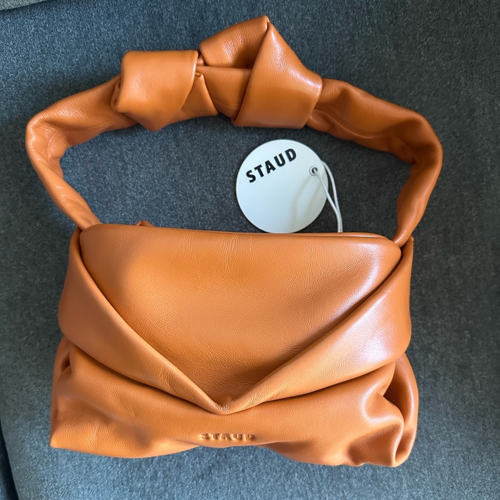 STAUD Kiss Bag In Carrot NWT - Picture 2 of 2
